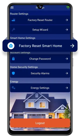 Factory Reset Smart Home