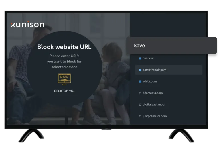 Select the Website