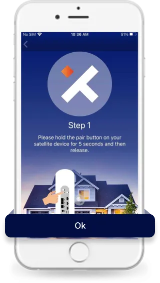Press the pair button 