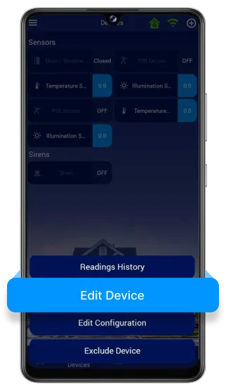 Long Press On The Device
