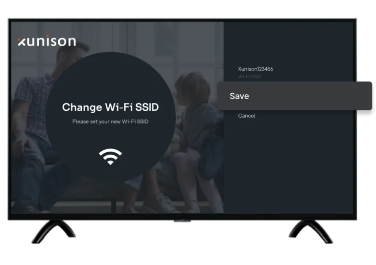 Change SSID and Save
