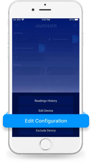Edit configuration