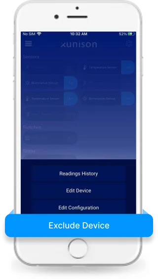 Exclude device