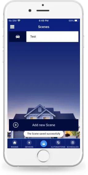 Scene created