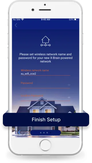 Finish Setup