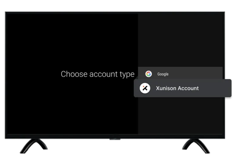 Choose Xunison Account