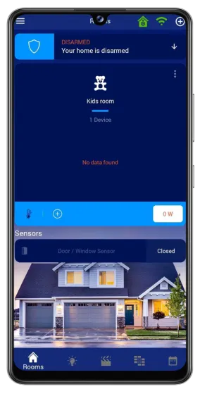 Click on Rooms