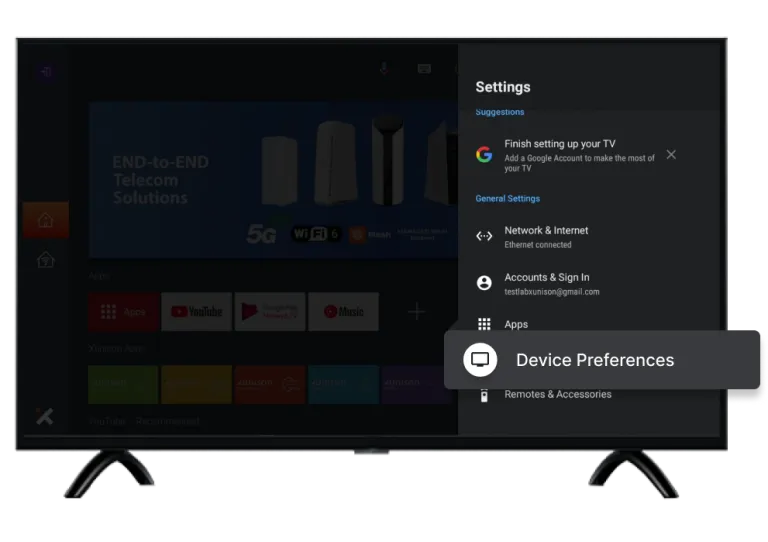 Device Preferences
