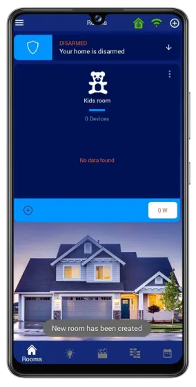 New room created New room created