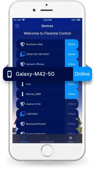 Select the device