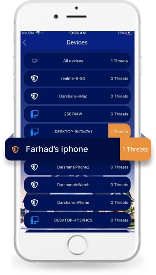 Select the device Select the device