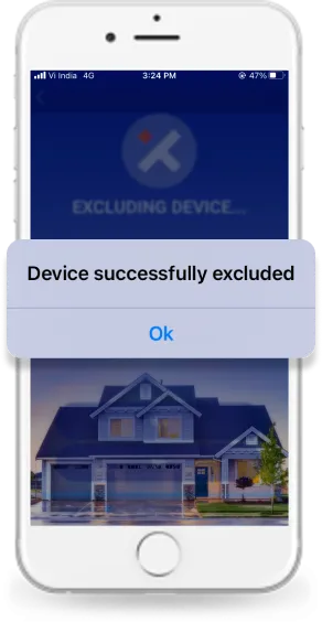 Device excluded