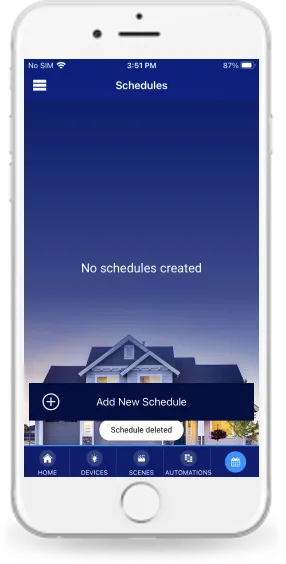 Schedule Deleted