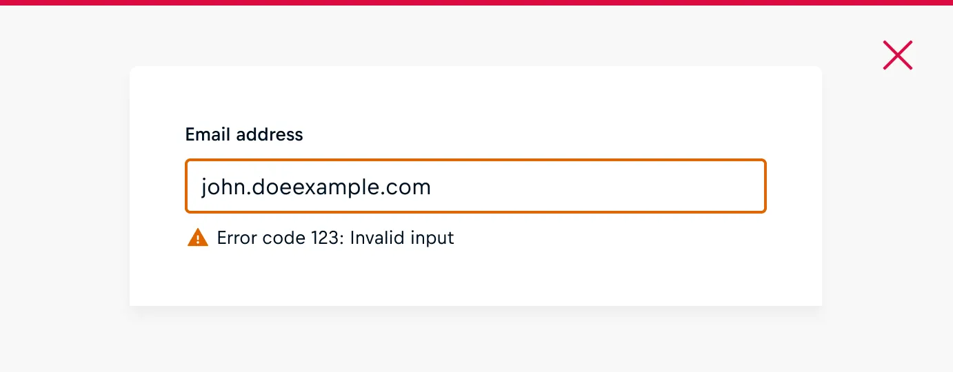 Don't: Use too technical terms that do not provide specific guidance on how to fix the issue. Don't: Use too technical terms that do not provide specific guidance on how to fix the issue.