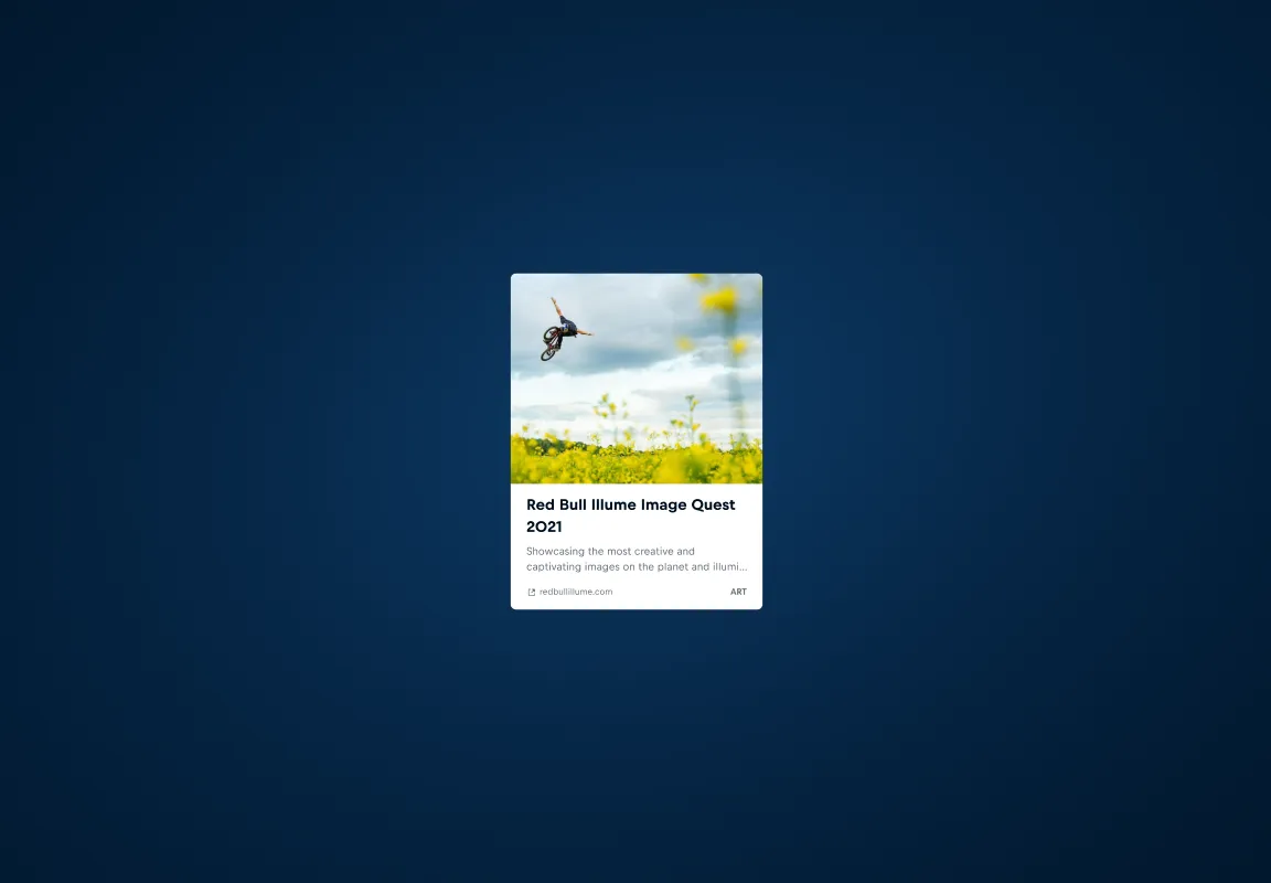 Link block header image