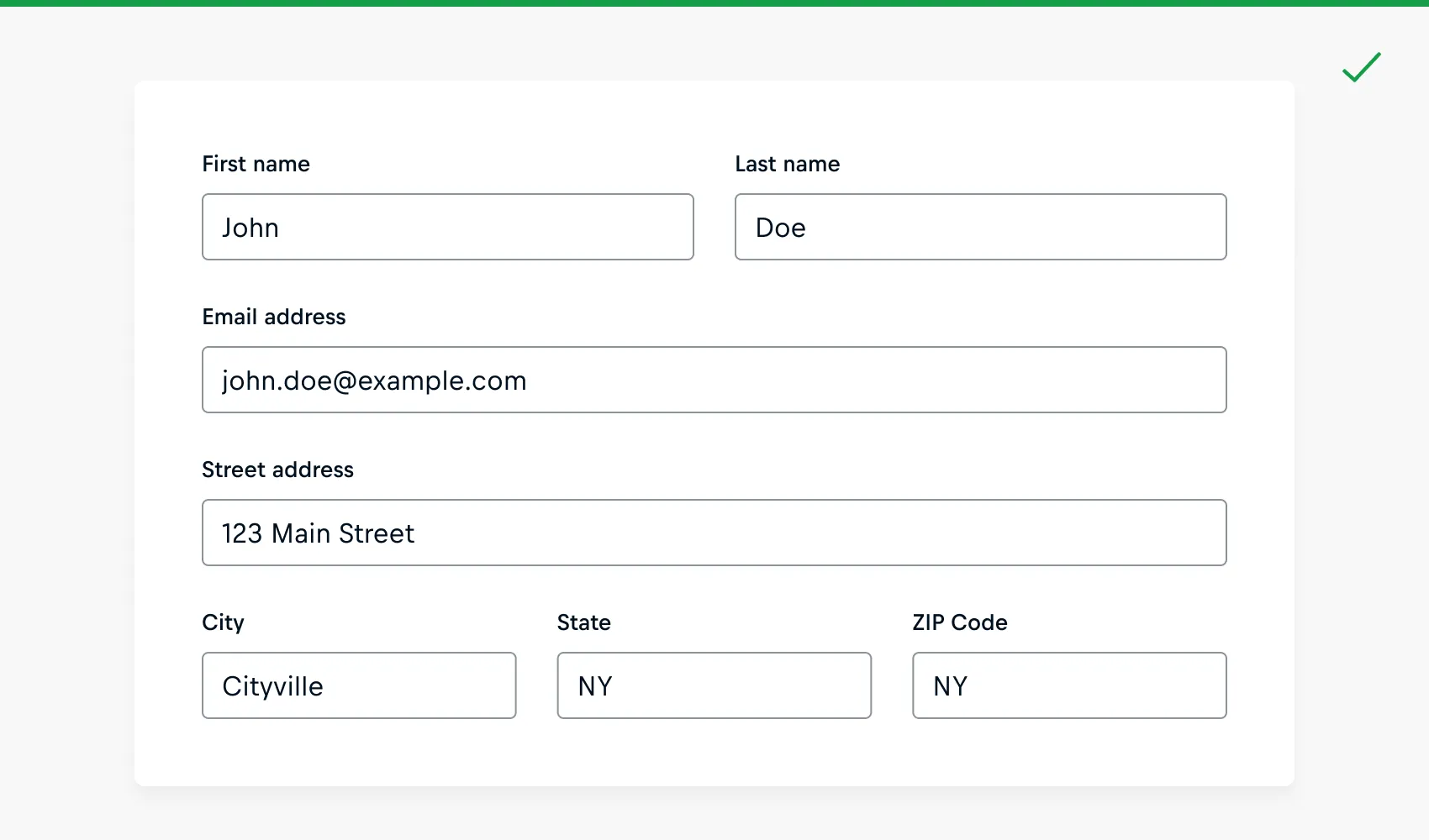 Do: Opt for multi-column fields that are logically related to each other. Do: Opt for multi-column fields that are logically related to each other.