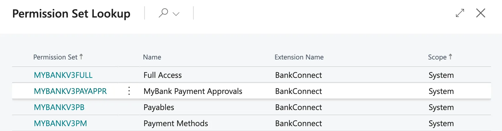 Selecct MyBank Payment Approvals