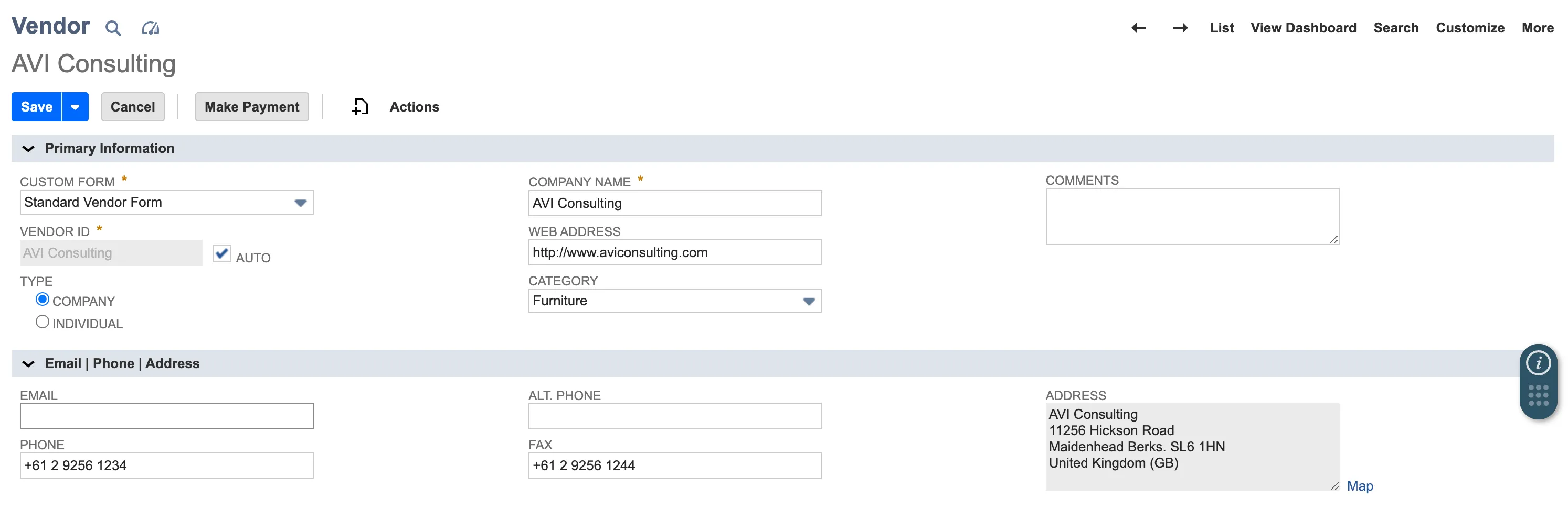 Remove the Vendor's Email Remove the Vendor's Email