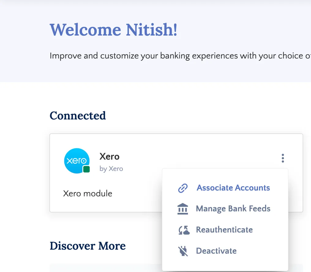 Select Associate Accounts Select Associate Accounts