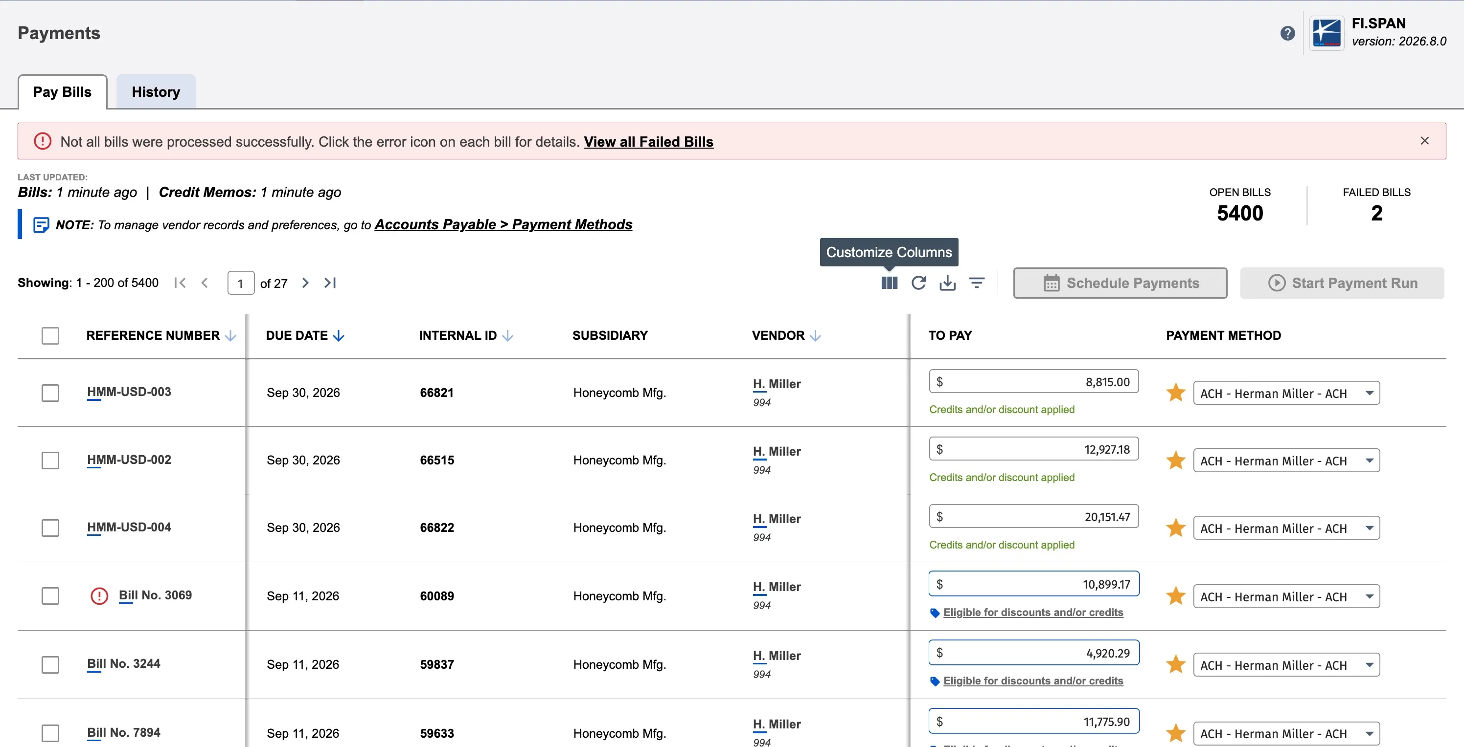 Accessing Customize Columns Accessing Customize Columns