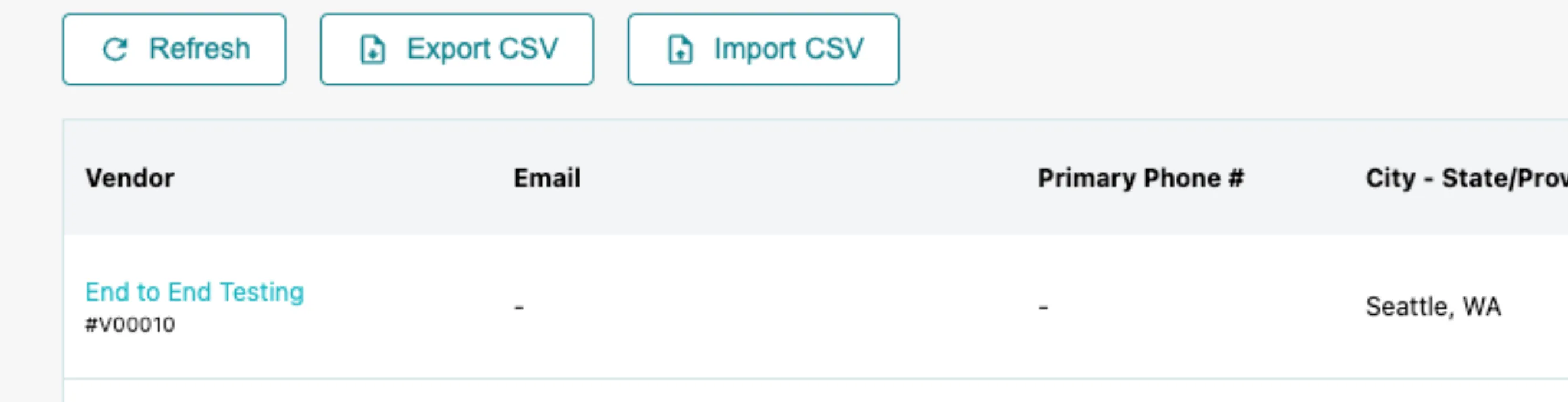 Click Export CSV