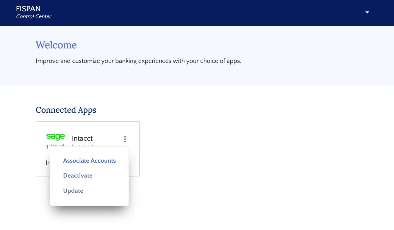 Select Associate Accounts Select Associate Accounts