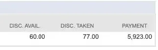 Discount Discount