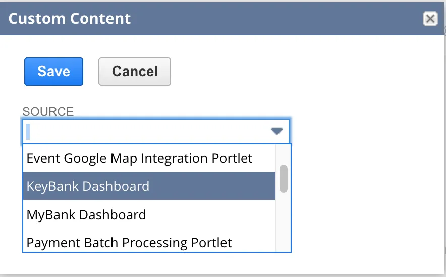 Select Dashboard Select Dashboard