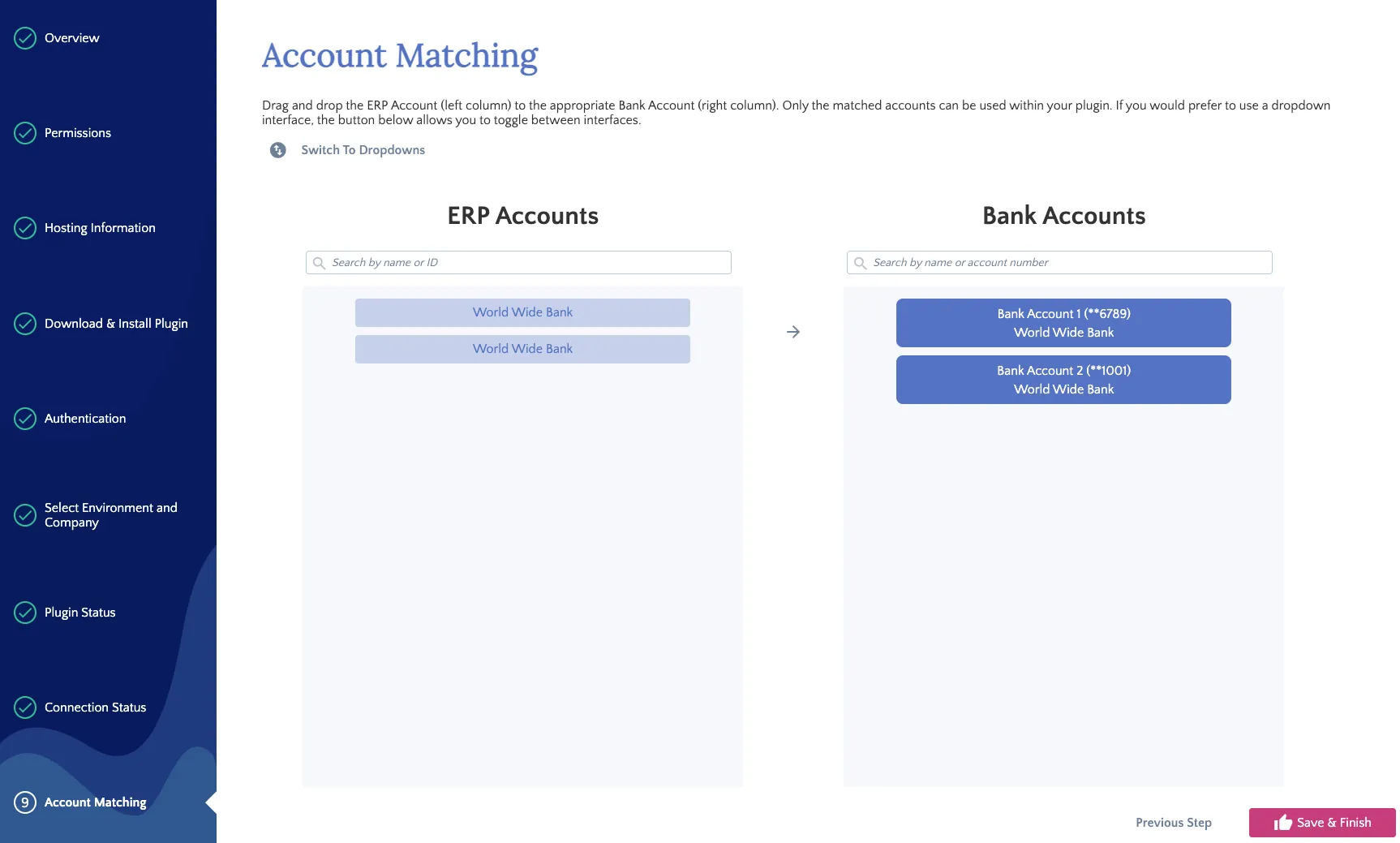Match Your Accounts Match Your Accounts