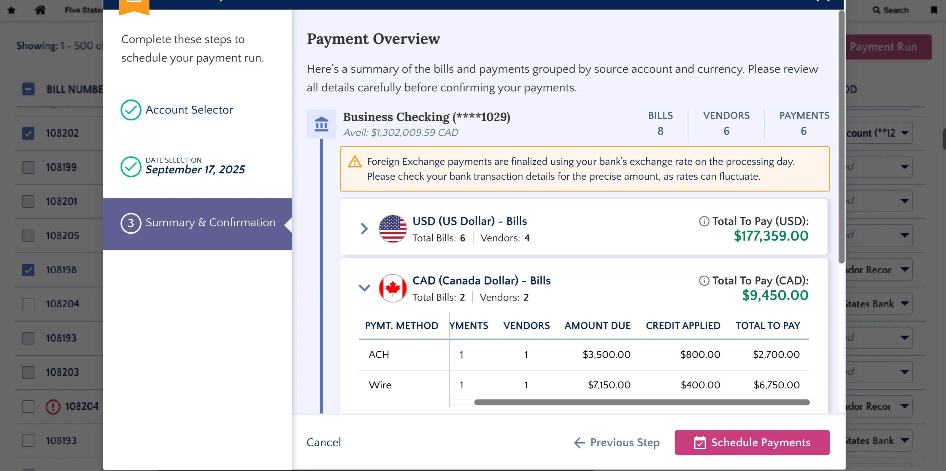 Click Scheduled Payments Click Scheduled Payments
