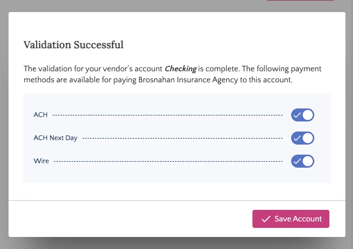 Click Save Account Click Save Account