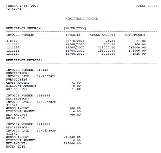 Sample J.P. Morgan Split Remittance email advice. Sample J.P. Morgan Split Remittance email advice.