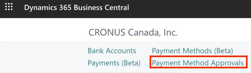 "Vendor Record Approvals" is renamed "Payment Method Approvals"