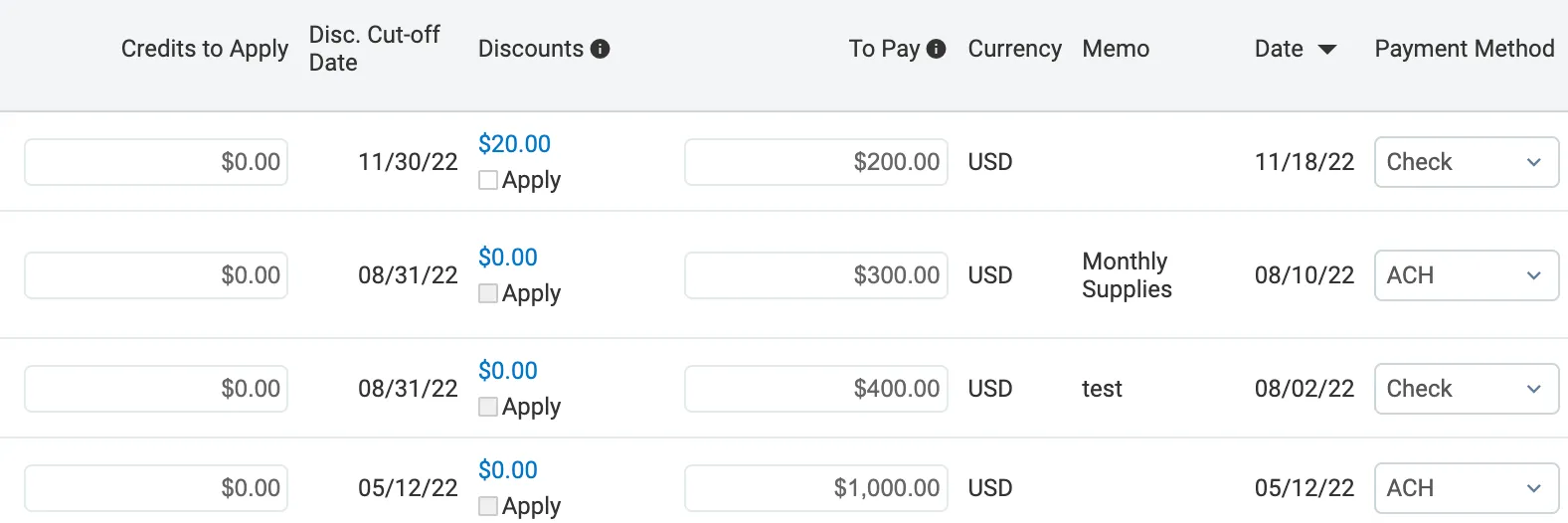 Modify To Pay Column Amount Modify To Pay Column Amount