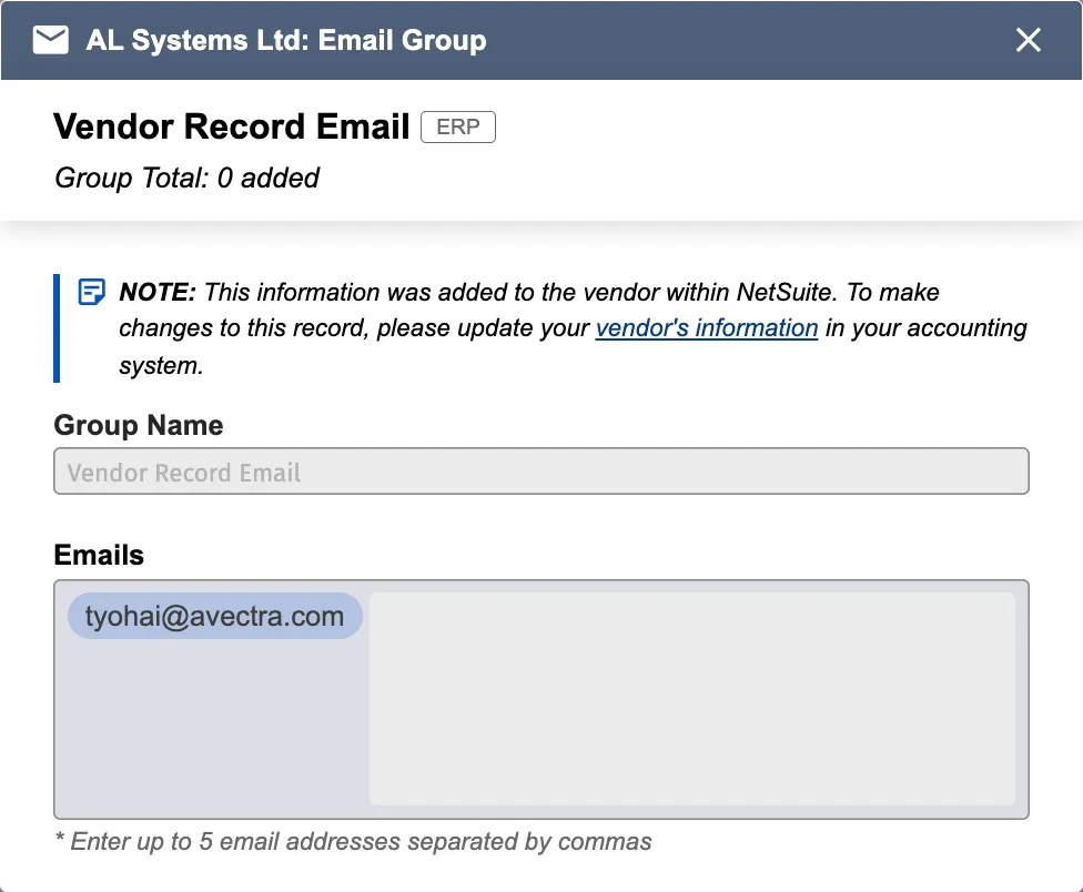 ERP Managed Email ERP Managed Email