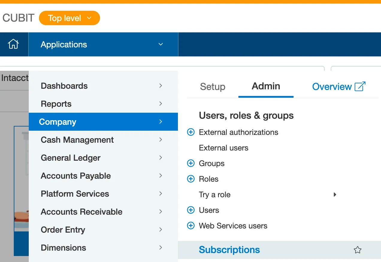 Go to Subscriptions Go to Subscriptions
