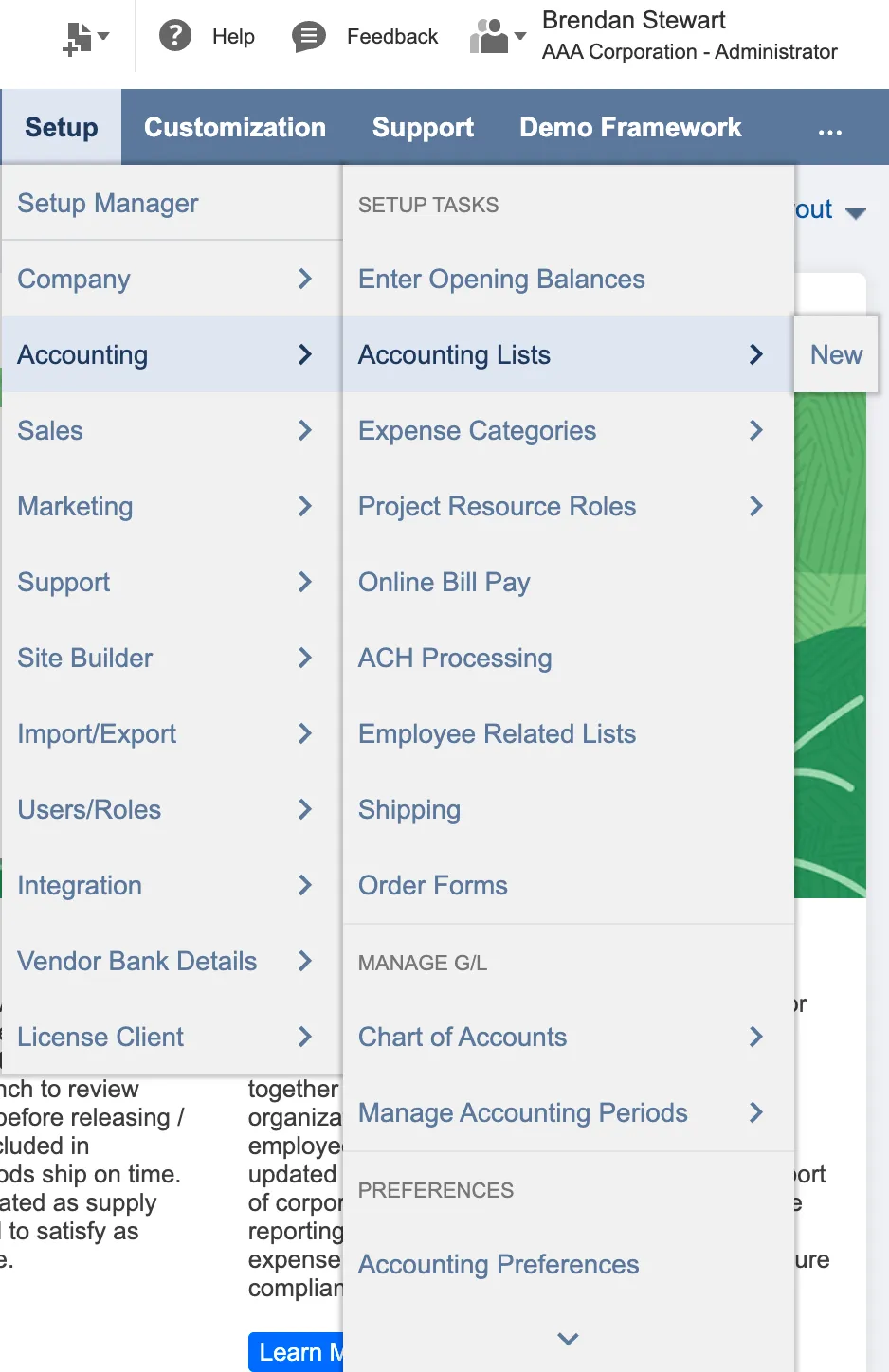 Go to Accounting Lists Go to Accounting Lists