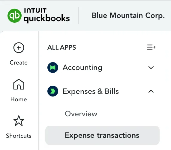 Go to Expense Transactions Go to Expense Transactions