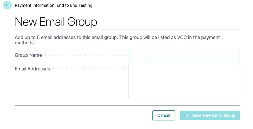 Save New Email Save New Email