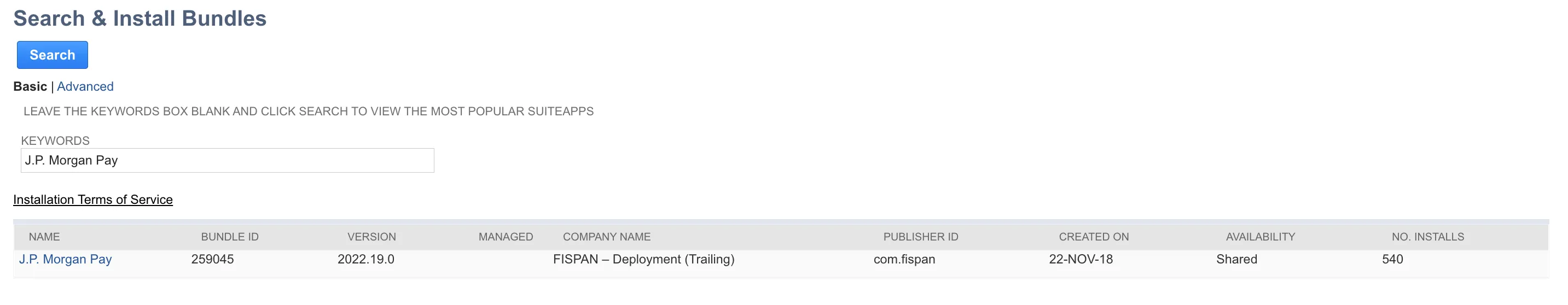 J.P. Morgan Pay Bundle J.P. Morgan Pay Bundle