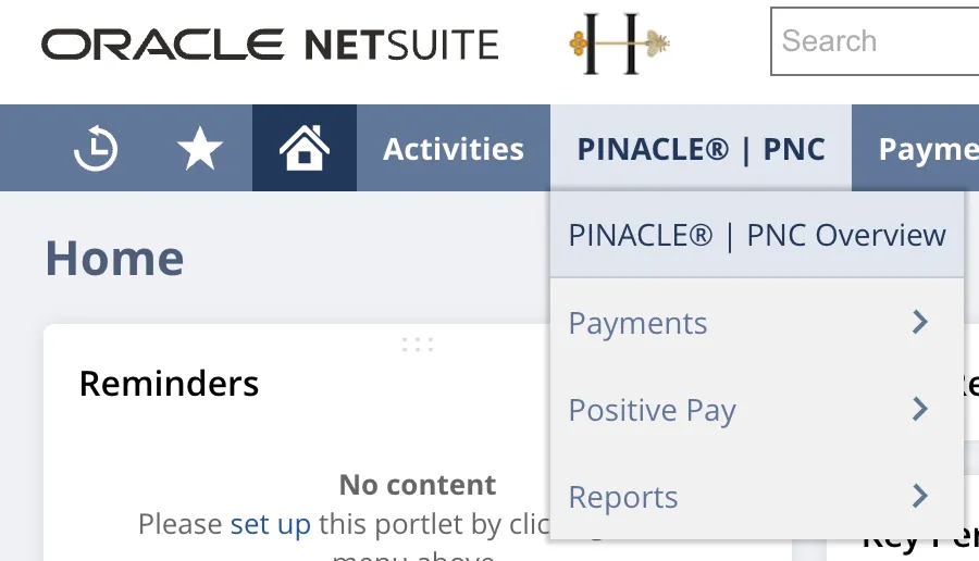 Go to PINACLE | PNC Overview Page Go to PINACLE | PNC Overview Page