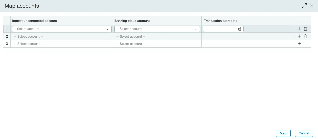 Map Accounts