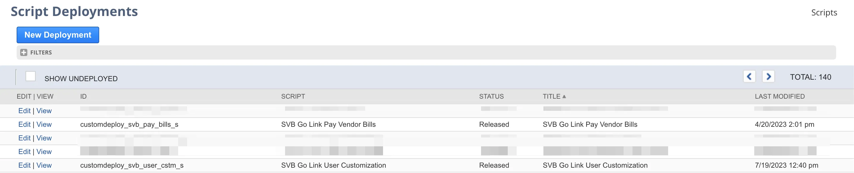 Pay Vendor Bills and User Customization Suitelets