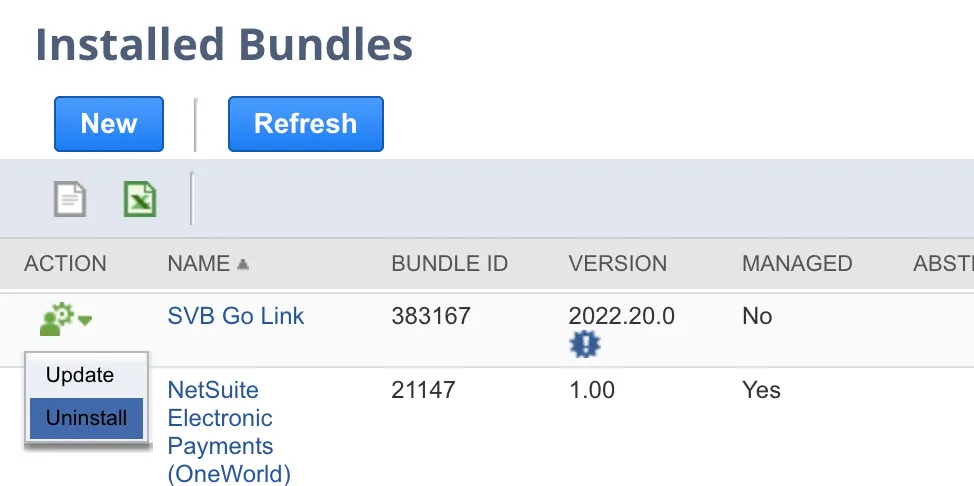 Uninstall SVB Go Link