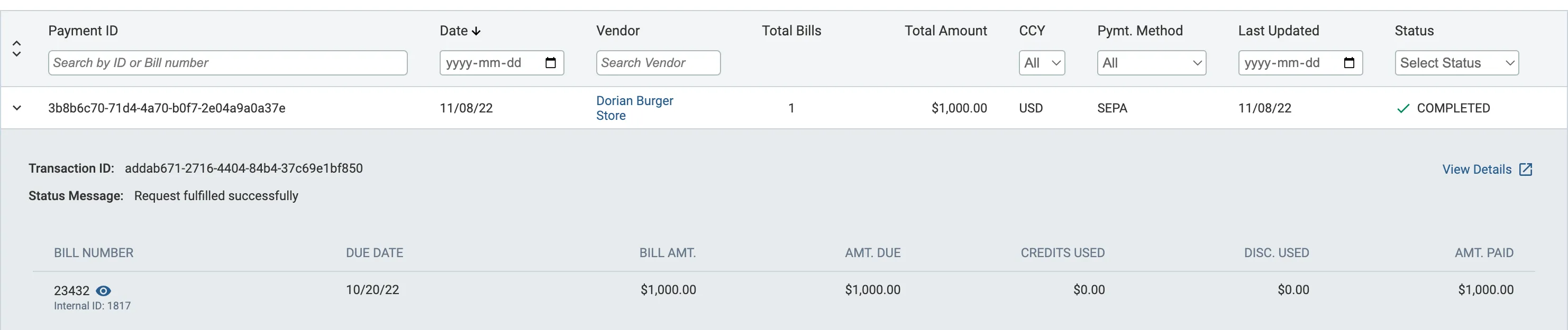 Bill-related information Bill-related information