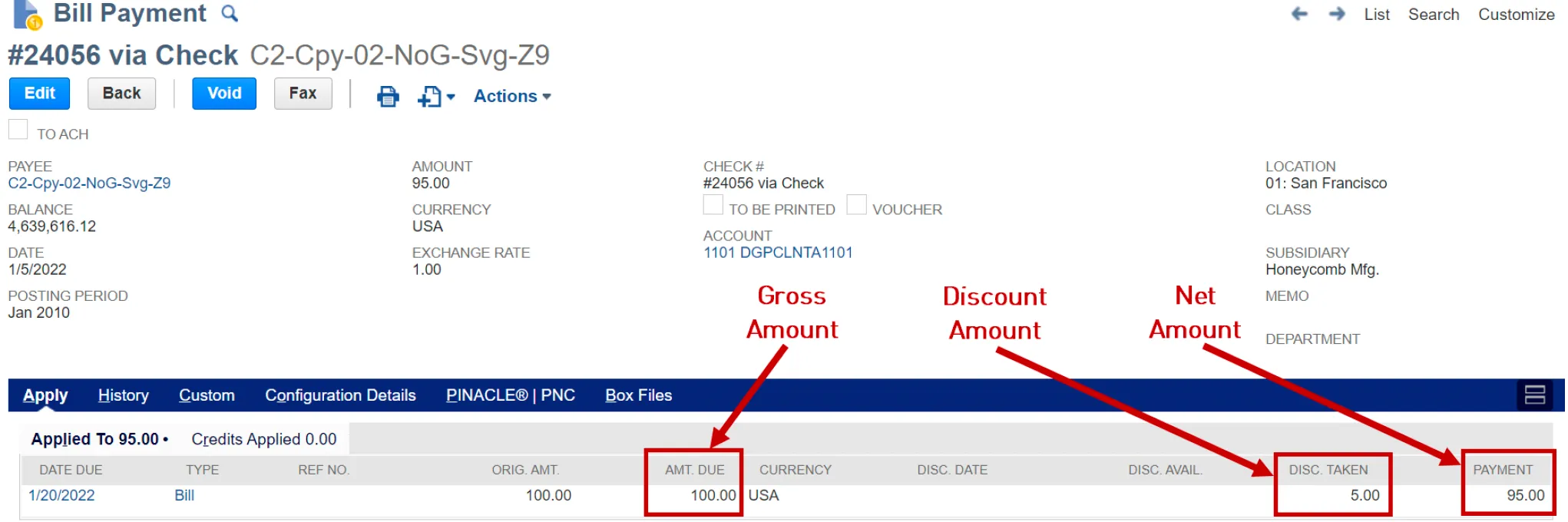 Payment Mapping