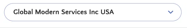 Header with Company Selector Header with Company Selector