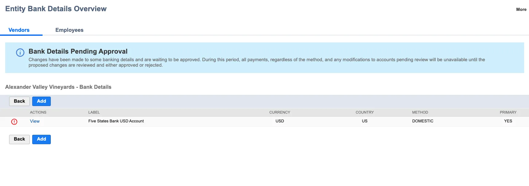 Warning for Pending Changes Warning for Pending Changes