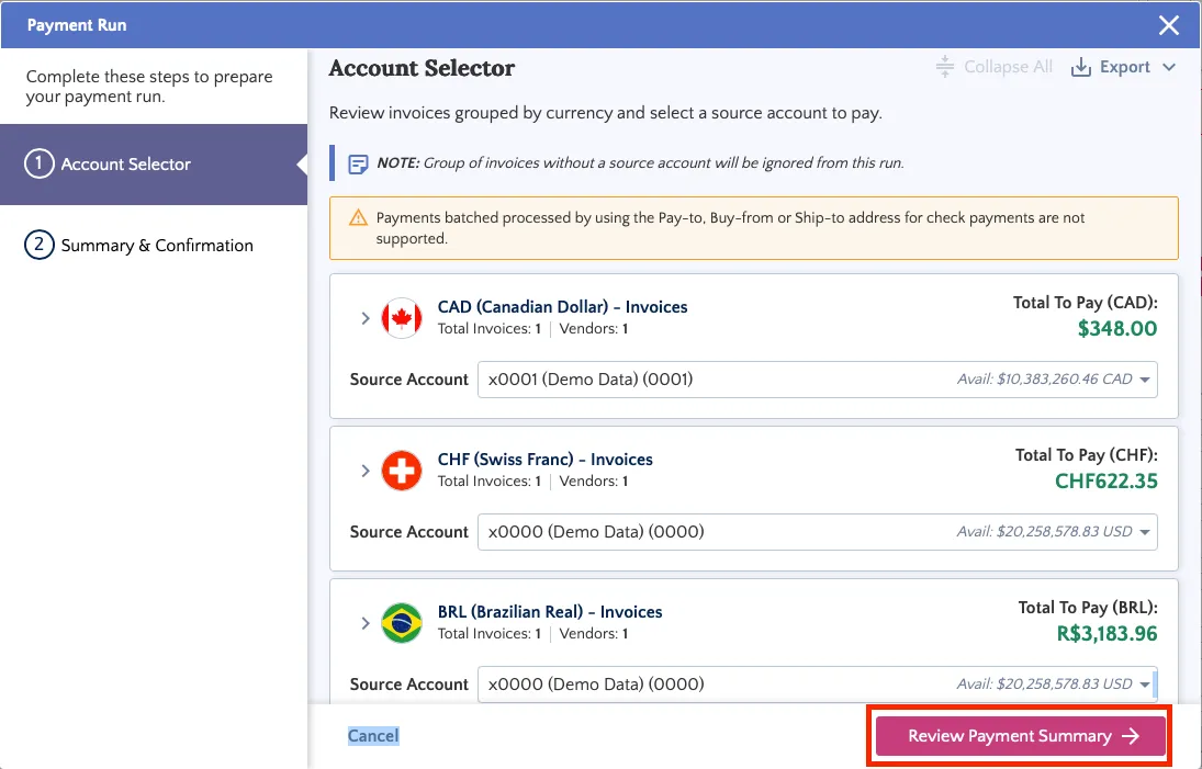 Review Payment Summary Review Payment Summary