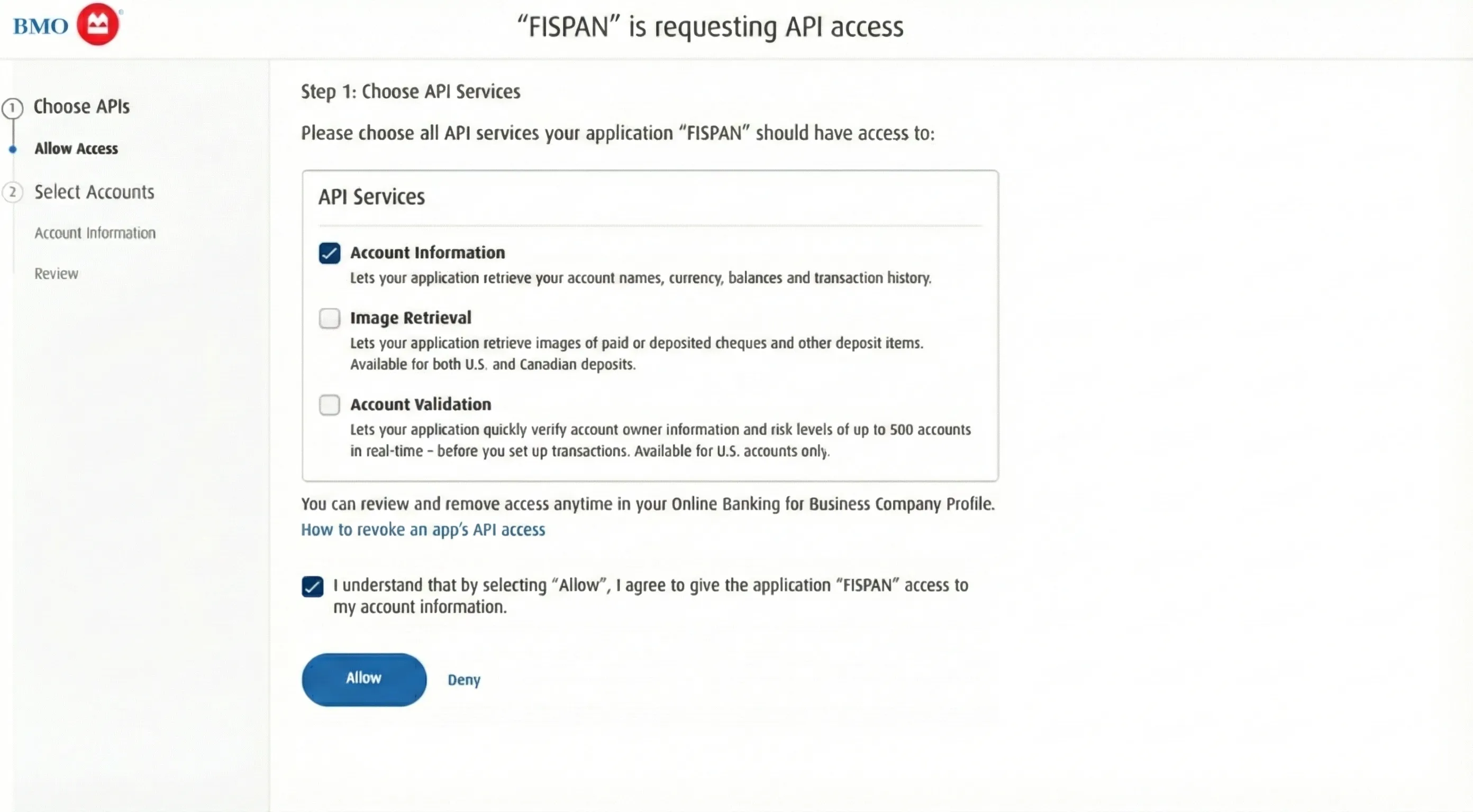 Authorize the API Access